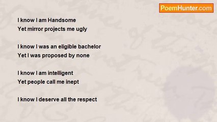 Somanathan Iyer - I know, but of no use