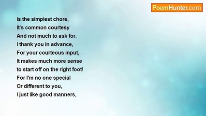 Nick Jordan. - Manners