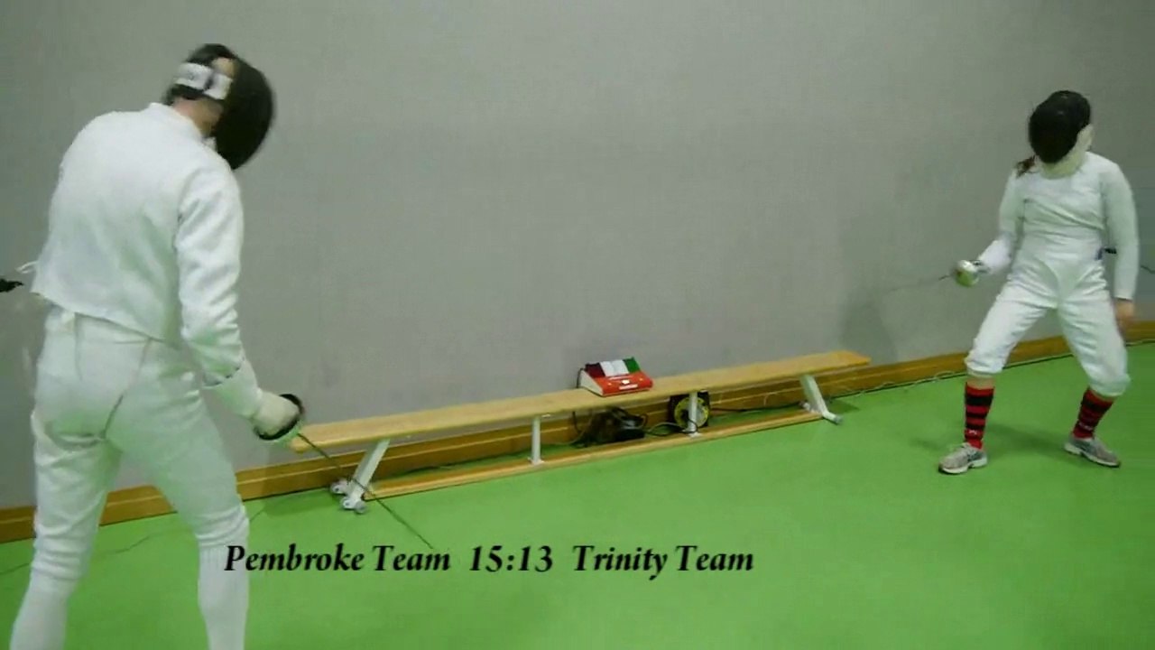 Pembroke Team VS Trinity Team Leinster Epee League Novice Epee_VP8