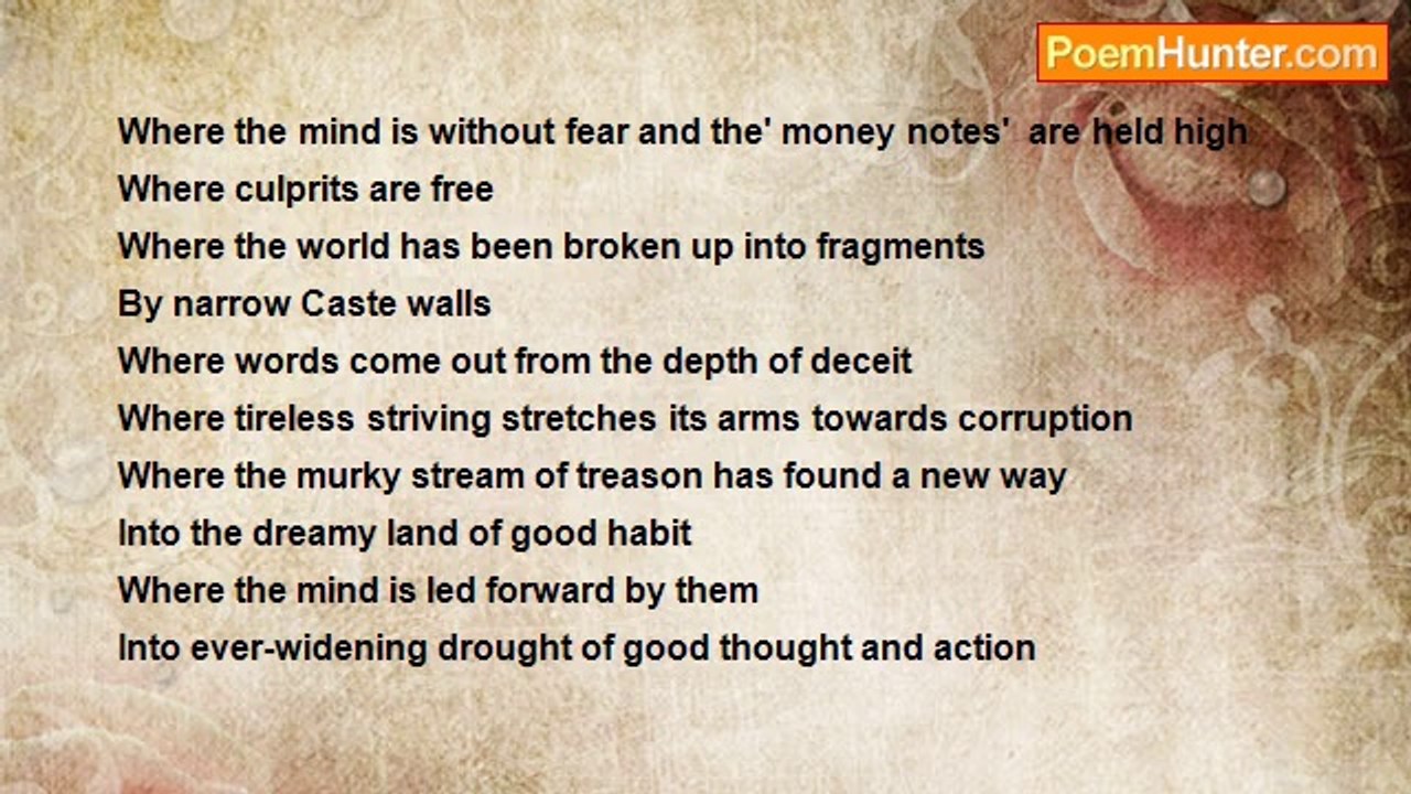 Mohan M Prasad - where the minds is...............