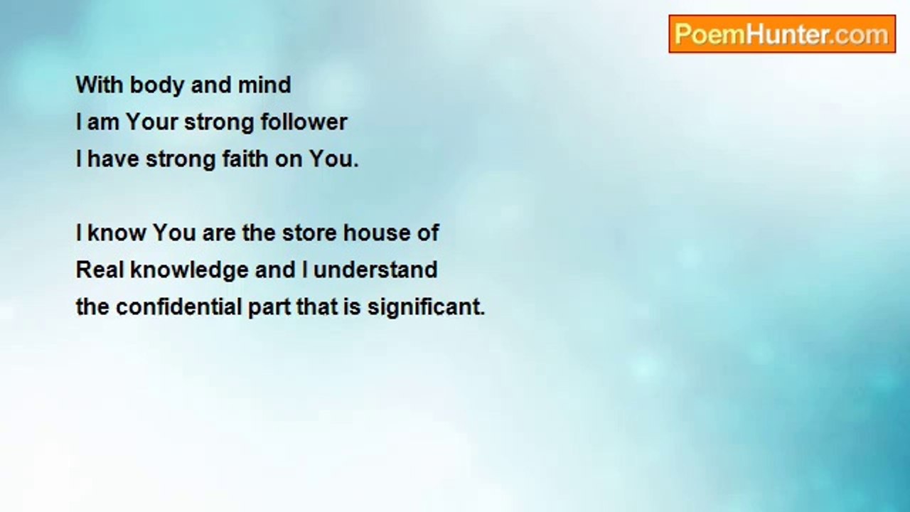 gajanan mishra - With body and mind