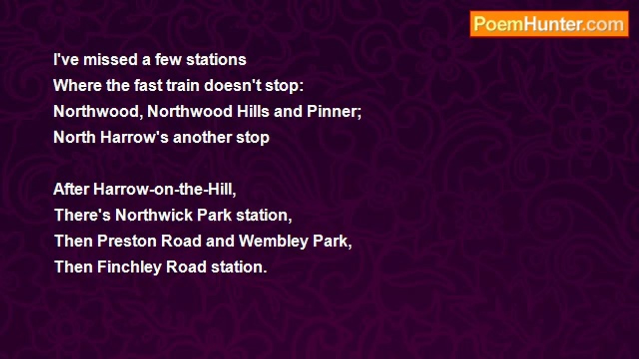 Andrew Hamm - The Metropolitan Line