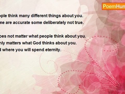 Terence George Craddock (Spectral Images and Images Of Light) - What Does God Think Of You?