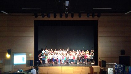 Chorale 2014 de l'école des Premiers Castors