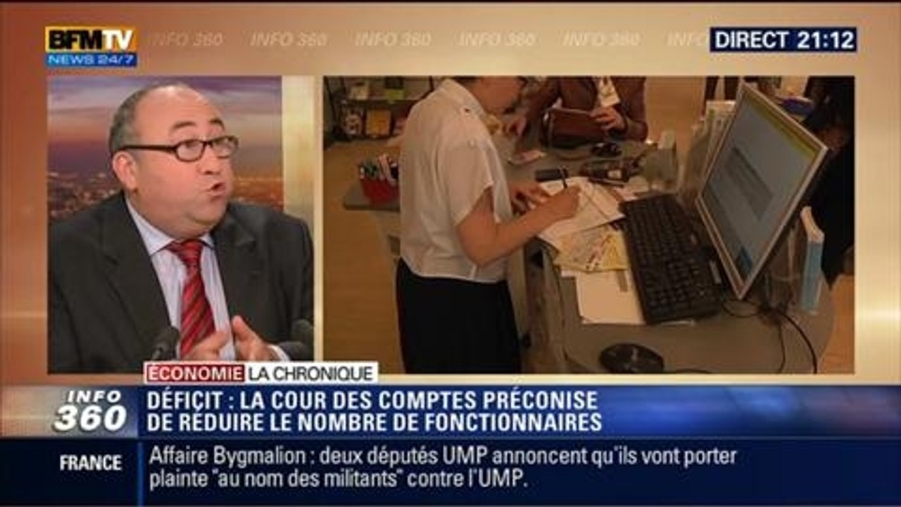 L'Éco du soir: Pour réduire le déficit public, la Cour des comptes préconise de réduire le nombre de fonctionnaires - 17/06