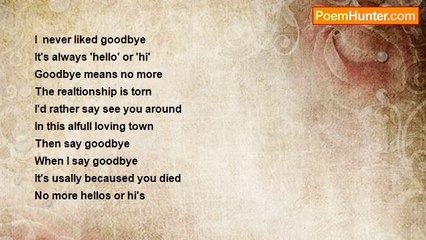 Haley Fisher - Goodbye