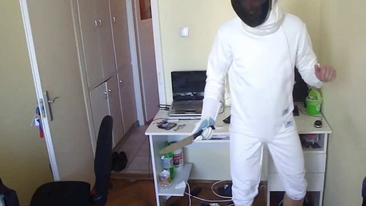 David Bacza fencing lunge Ha egyszer betala akkor vegzetes