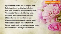 David Wood - Sonnet 8: My Dear Sweet Love is but an English Rose
