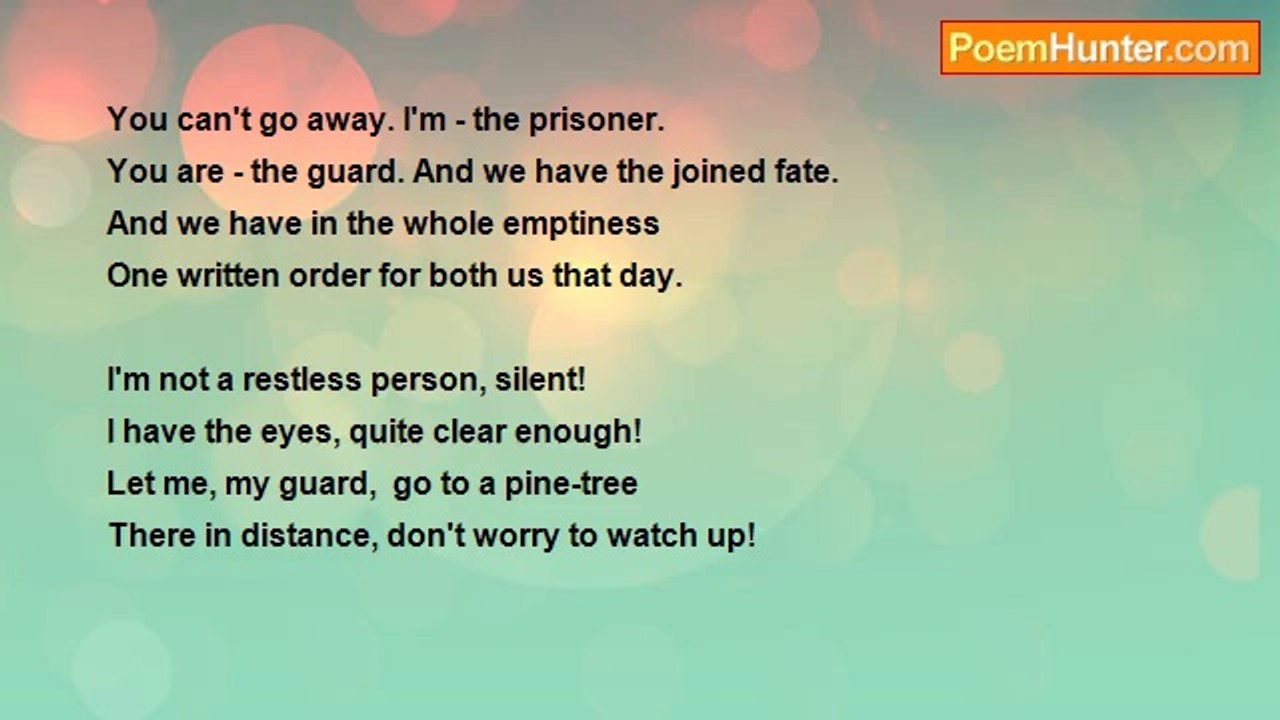 Lyudmila Purgina - M.Tsvetaeva, You Can't Go Away... - Translation (Rus.)