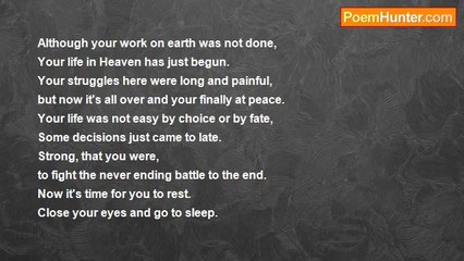 Tonia Parsons - R.I.P Sandra