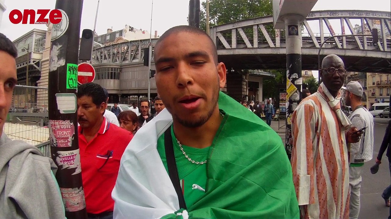 Algérie-Belgique (1-2) en direct avec les Algériens de Paris