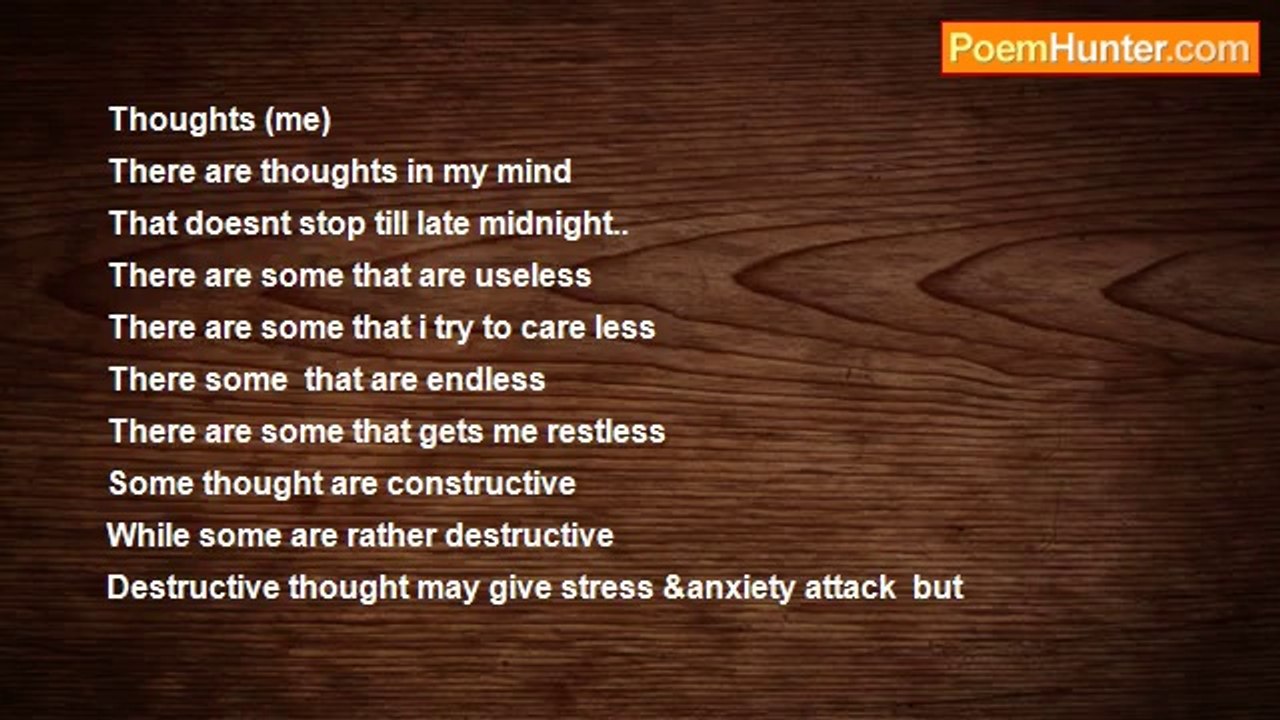Yash Mehta - Thoughts! ! !