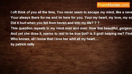 patrick reilly - I Think Of You