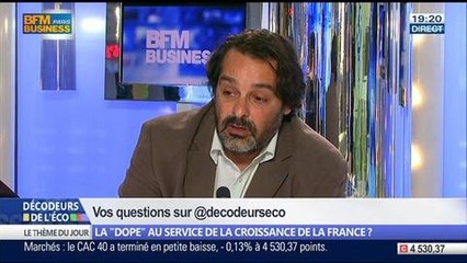 La "dope" au service de la croissance de la France ?, dans Les Décodeurs de l'éco – 18/06 1/5