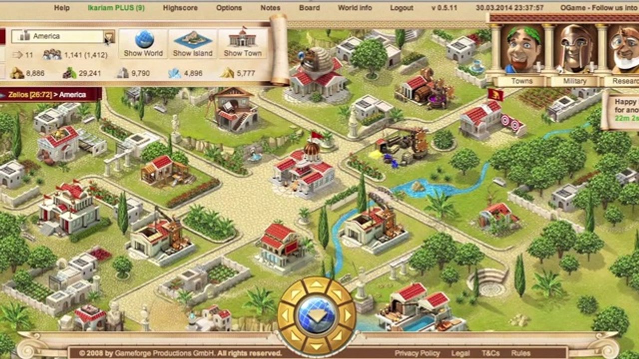 PlayerUp.com - Buy Sell Accounts - Ikariam 5 Million Point Account For Sale