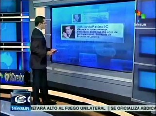 Anuncia Ricardo Patiño conferencia con Julian Assange