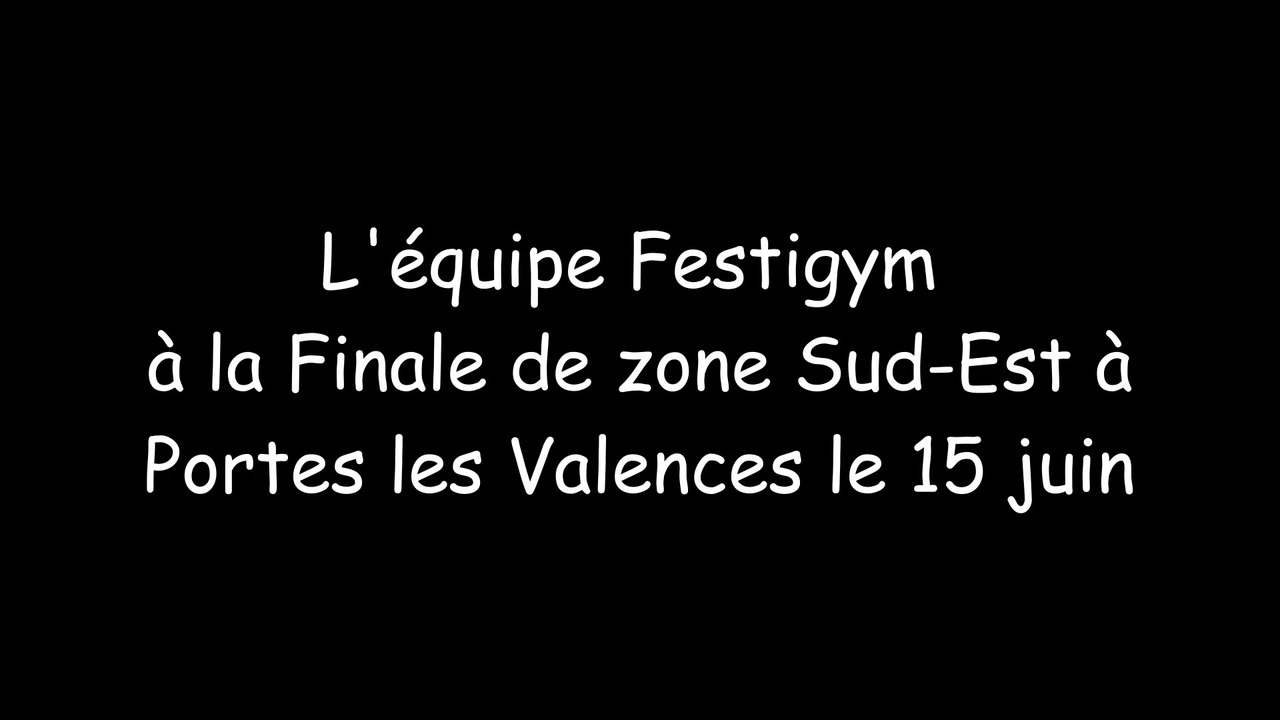 Finale de zone Festigym 15 juin 2014