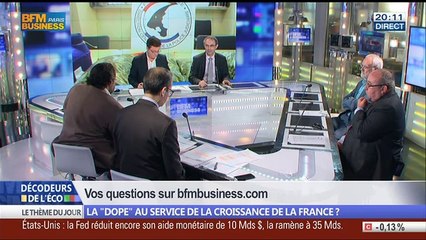 La "dope" au service de la croissance de la France ?, dans Les Décodeurs de l'éco – 18/06 4/5