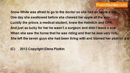 Elena Plotkin - The Truth Behind the Fairy Tale Snow White