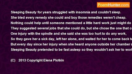 Elena Plotkin - The Truth Behind the Fairy Tale Sleeping Beauty
