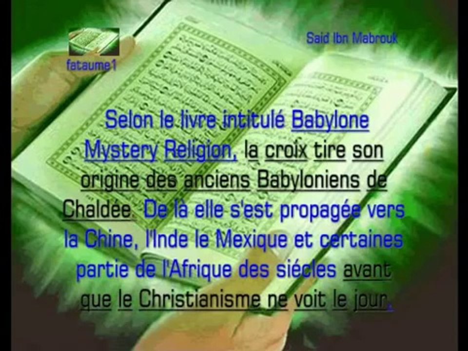 La croix est un symbole païen