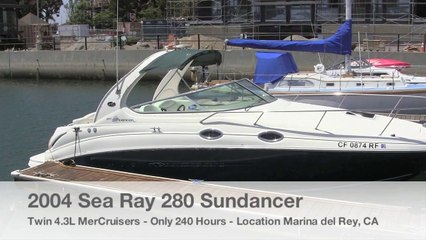 Sea Ray Sundancer 280 For Sale