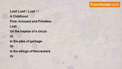 Jaideep Joshi - Childhood Lost