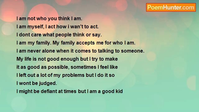 Zuleyma Garcia - I Am Not Who You Think I Am