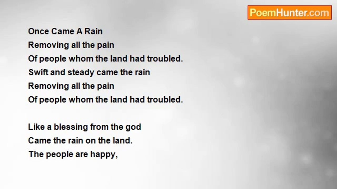 abcboy boy - Once Came A Rain