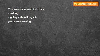 Emmanuel George Cefai - The skeleton moved its bones