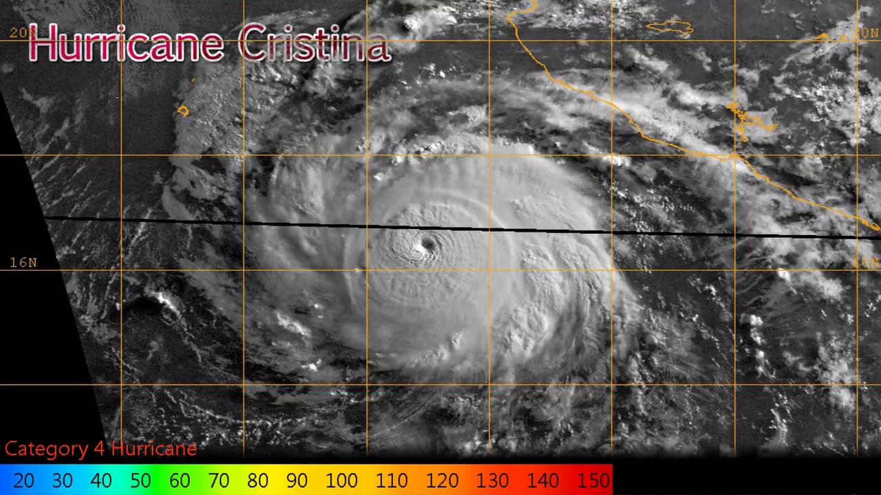 Hurricane Cristina - Satellite Imagery (Jun 9-17)