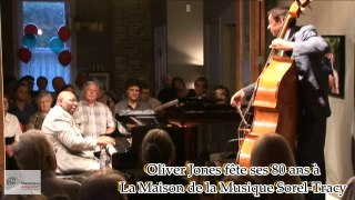 Oliver Jones à la maison de la musique de Sorel-Tracy 2014