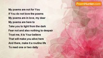 gajanan mishra - My Poems Are