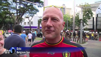 Fans react to Belgium vs Algeria