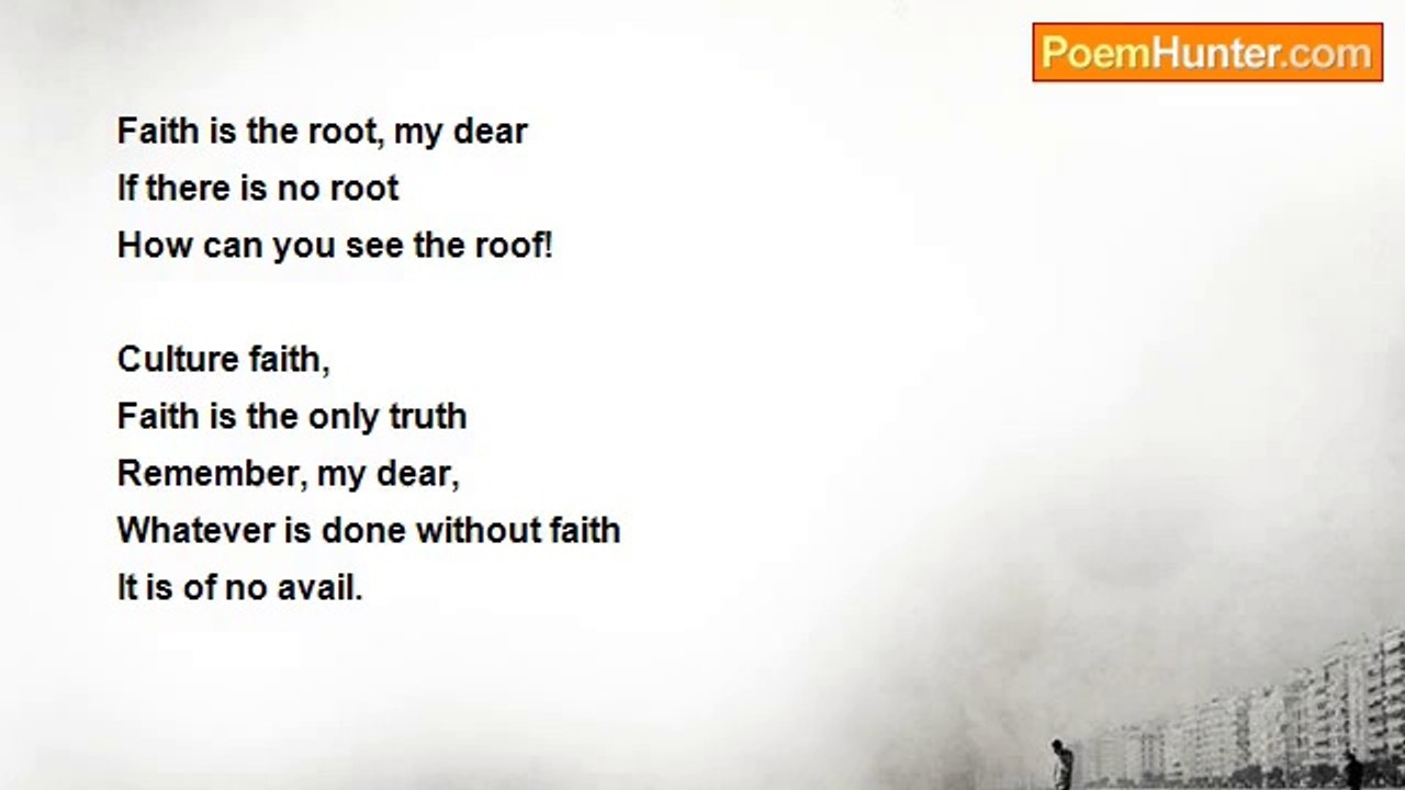 gajanan mishra - Faith Is The Root