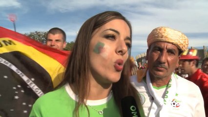 Groupe H - Les fans algériens ne désespèrent pas