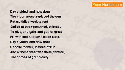 Susan Lacovara - Day  Divided And Now Done