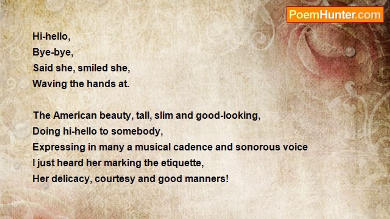 Bijay Kant Dubey - Hi-Hello, Bye-Bye! See You, See You Again, But Saw She Not, My Love!