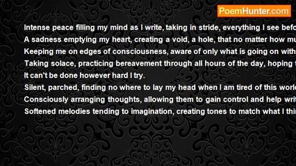 RoseAnn V. Shawiak - Sadness Emptying My Heart