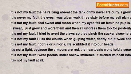 Goodnews mememugh Karibo - It Is Not My Fault