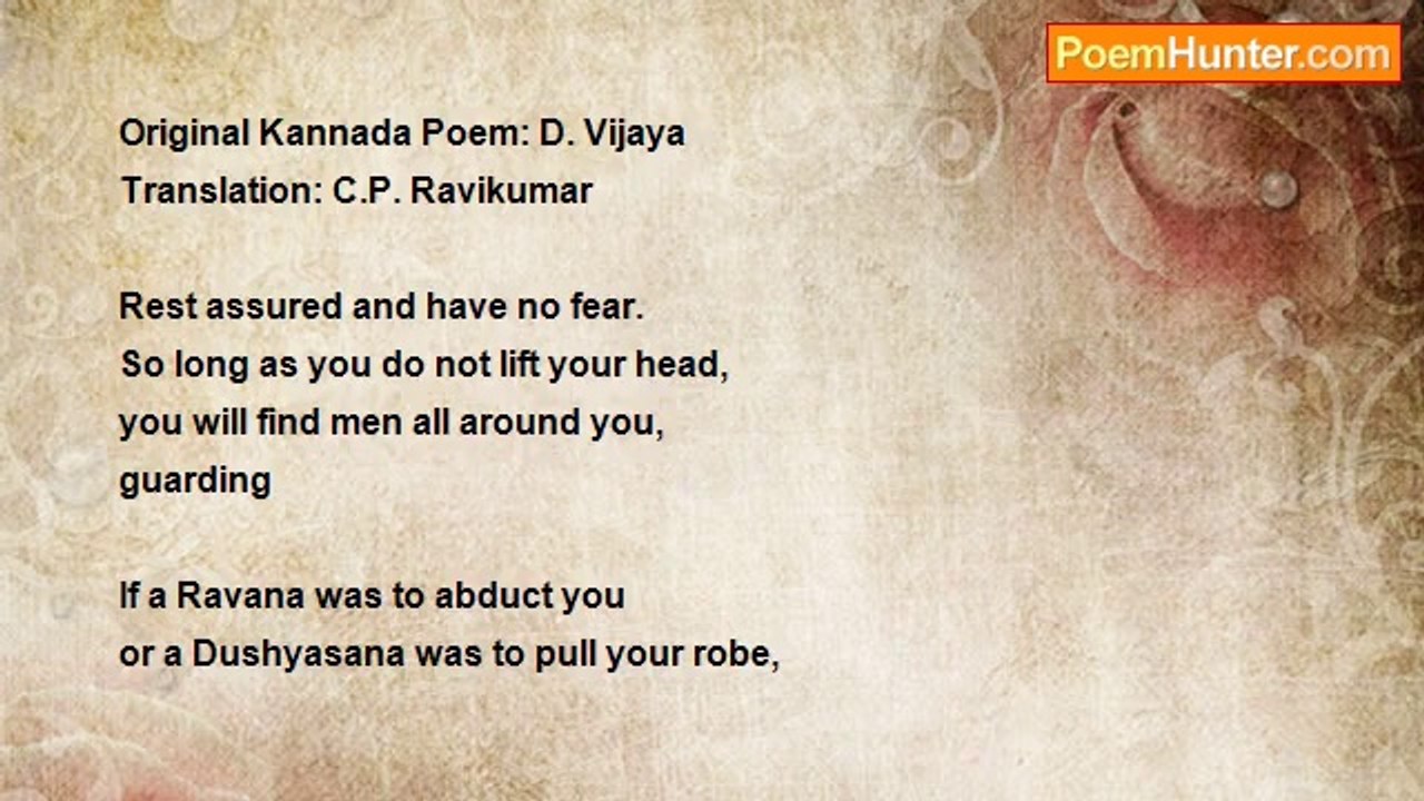 Ravikumar C.P. - An Assurance To Womankind