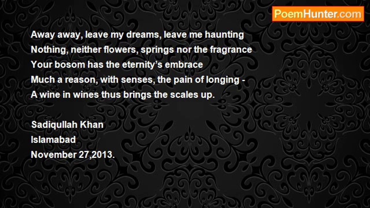Sadiqullah Khan - Away Away