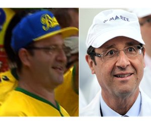 Un sosie de Hollande repéré... au Mondial