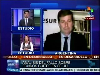 Argentina prepara acciones ante arremetida de "fondos buitre"