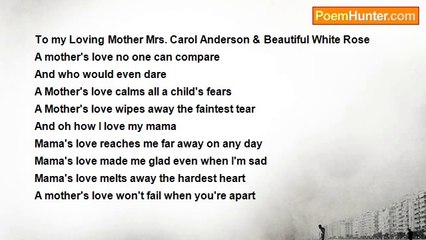 Deborah A. Bonner - A Mother's Love ' Oh How I Love my Mama