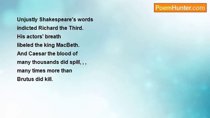 Saiom Shriver - Shakespeare's Victims