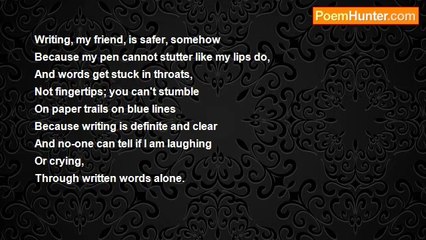 Emily Dennis - Writing, my friend