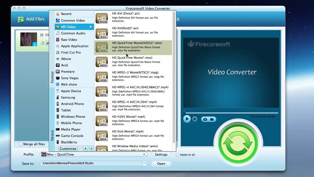 How to Convert XAVC to MOV on Mac with xavc video converter