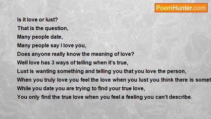 pamela nikkole white - love or lust