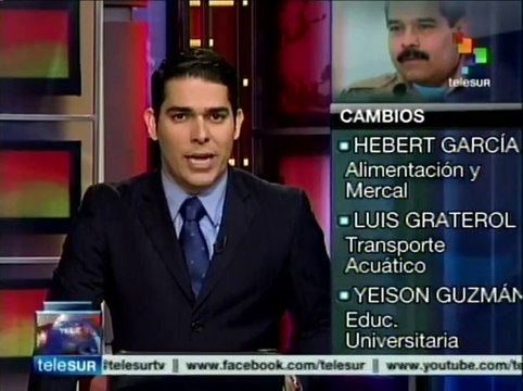 Presidente Maduro anuncia cambios en tren Ejecutivo